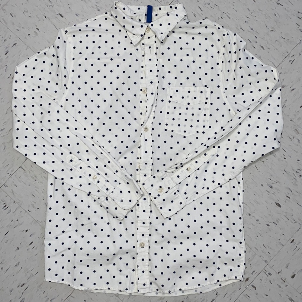 H&M Polkadot Button Shirt